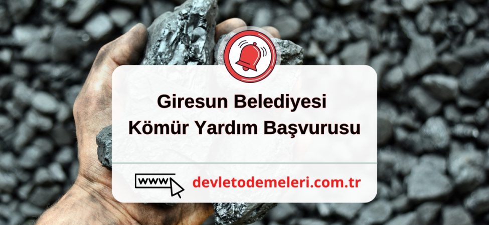 Giresun Belediyesi Kömür Yardım Başvurusu